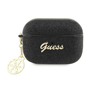 Guess 4G Glitter Flake - AirPods Pro 2 tok (fekete)