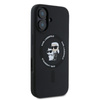 Karl Lagerfeld Silicone Karl & Choupette Ring MagSafe - iPhone 16 Plus Case (black)