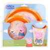 Peppa Pig - Tányérkészlet (tányér + tál + csésze) Peppa Pig