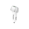 Energizer Ultimate - Chargeur de voiture USB-C & USB-A 38W PD + QC3.0 (Blanc / Argent)