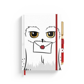 Harry Potter - Bloc-notes / Carnet de notes A5 avec stylo Hedwig