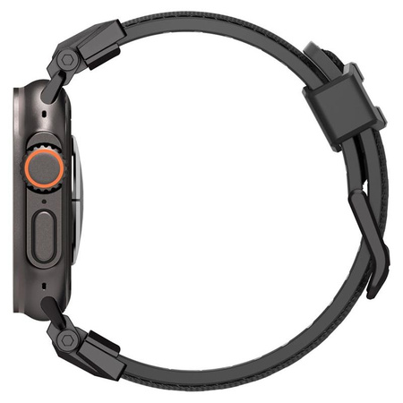 Spigen DuraPro Armor – Armband für Apple Watch 44/45/46/49 mm (Schwarze Edition)