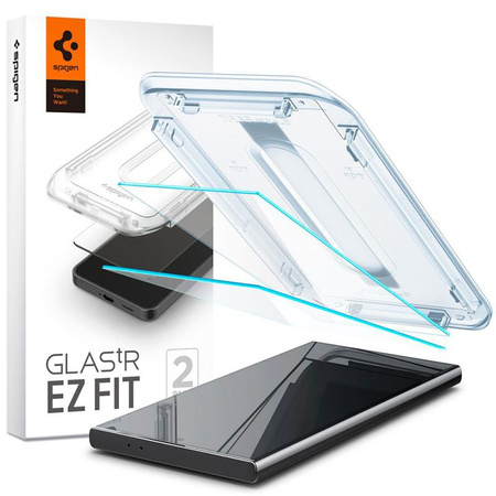 Spigen GLAS.TR EZ FIT 2-Pack - Verre trempé pour Samsung Galaxy S24 Ultra (2 pièces)