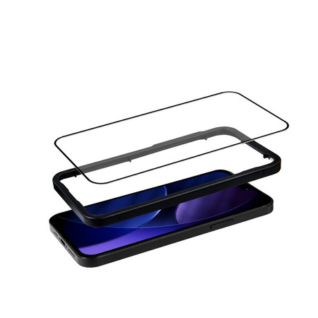 SZKŁO HARTOWANE NA EKRAN DO IPHONE AIR Z RAMKĄ Crong Armour OCHRONNE 