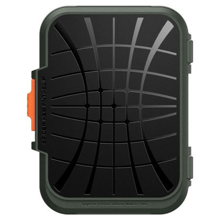 Spigen Lock Fit MagSafe - Portefeuille magnétique (vert militaire)