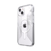 Speck Presidio Perfect-Clear avec Grips + MagSafe - Coque pour iPhone 13 avec revêtement MICROBAN (transparent)
