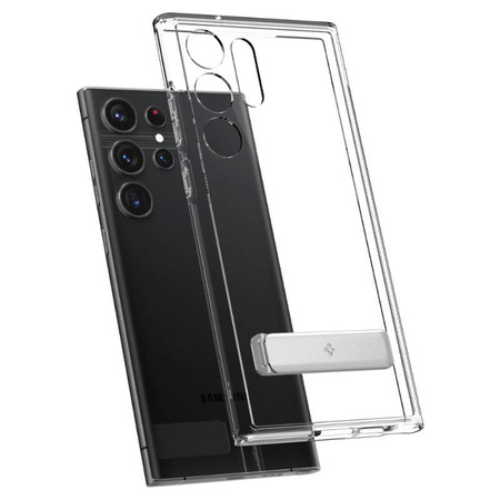 Spigen Ultra Hybrid "S" - Etui pour Samsung Galaxy S23 Ultra (Transparent)