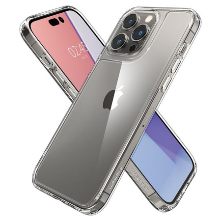 Spigen Quartz Hybrid - Coque pour iPhone 14 Pro (Transparent)