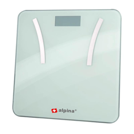 Alpina - Smart bathroom scale with app to monitor 180 kg