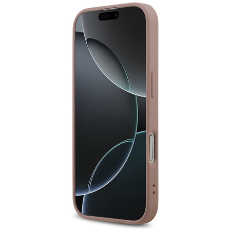 Guess Fixed Glitter Big 4G - Pouzdro iPhone 17 (růžový)