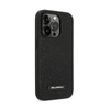 Karl Lagerfeld Glitter Plaque Logo - Coque iPhone 14 Pro Max (noir)