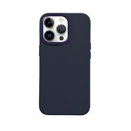 Crong Color Cover LUX Magnetic - iPhone 15 Pro MagSafe Tasche (navy blau)