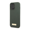 Guess Silicone Logo Plate MagSafe - iPhone 13 Pro Case (green)