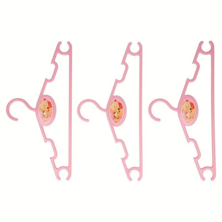 Winnie l'ourson - Cintres (3 pcs) (rose)