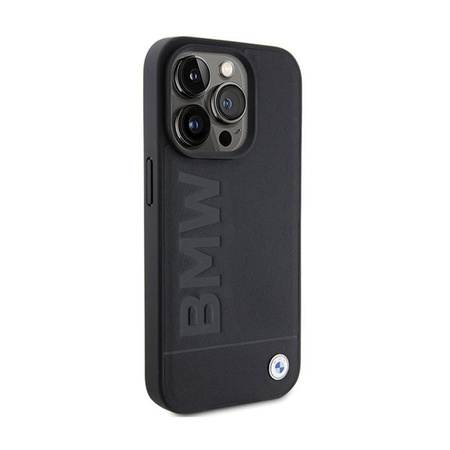 BMW Leather Hot Stamp - iPhone 15 Pro Case (noir)