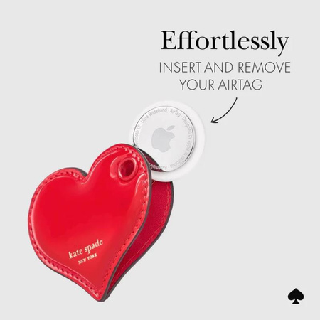 Brelok Kate Spade New York do AirTag – serce pełne stylu