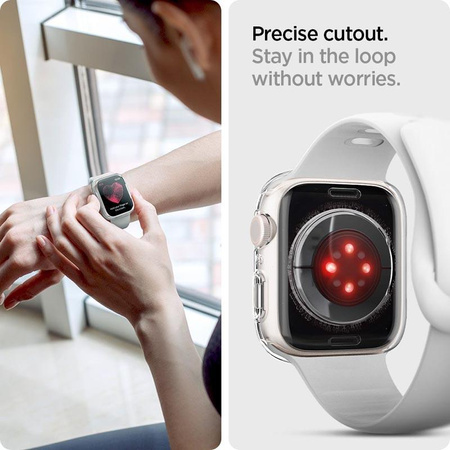 Spigen Liquid Crystal - Pouzdro pro Apple Watch 41 mm (Průhledné)
