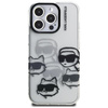 Karl Lagerfeld IML Multi K&C Head Pattern - Case for iPhone 16 Pro (transparent)