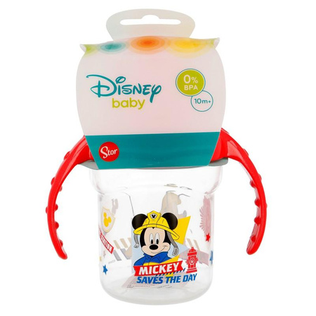 Mickey Mouse - Hrneček / láhev se silikonovým náustkem 250 ml
