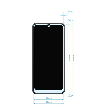 Crong 7D Nano Flexible Glass - Non-breakable 9H hybrid glass for the entire screen of Samsung Galaxy A33 5G