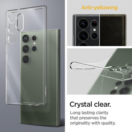 Spigen Liquid Crystal - tok Samsung Galaxy S23 Ultra (átlátszó)