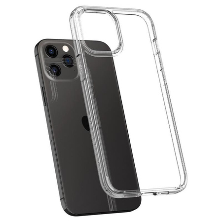 Spigen Ultra Hybrid - Coque pour iPhone 12 / iPhone 12 Pro (Transparent)