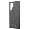 Guess 4G Metal Gold Logo - Étui Samsung Galaxy S22 Ultra (gris)