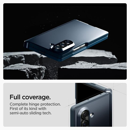 Spigen Tough Armor Pro MagSafe - Case for Samsung Galaxy Z Fold 7 (Metal Slate)