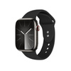 Crong Liquid - Strap for Apple Watch 44/45/46/49 mm (black)