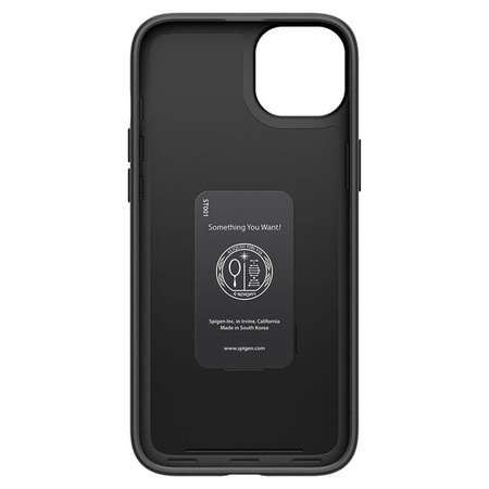 Spigen Thin Fit - tok iPhone 15 Plus készülékhez (fekete)