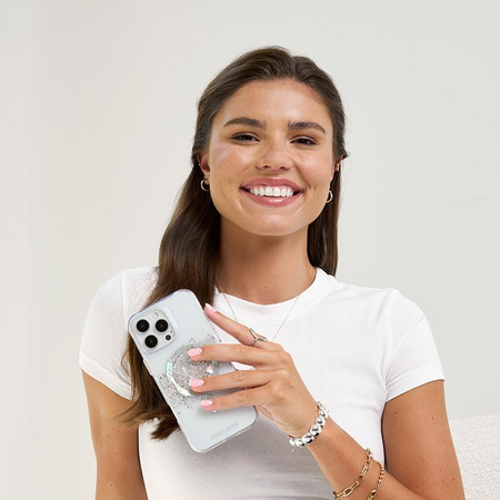 Case-Mate Karat MagSafe - Hülle für iPhone 16 Pro mit Perlmuttverzierung (A Touch of Pearl)