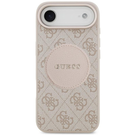 ETUI DO IPHONE AIR do MAGSAFE GUESS ORYGINALNE RÓŻOWE SKÓRZANE ELEGANCKIE 