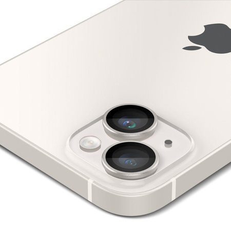Spigen Optik.TR Camera Lens Protector - Szkło ochronne na obiektyw do Apple iPhone 14 / iPhone 14 Plus (2 szt) (księżycowa poświata)