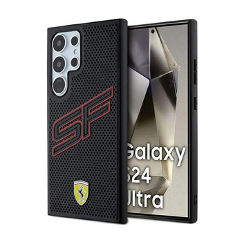 Ferrari Big SF Perforated - Étui Samsung Galaxy S24 Ultra (noir)