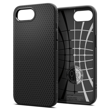 Spigen Liquid Air - Coque pour iPhone 16e (Noir mat)