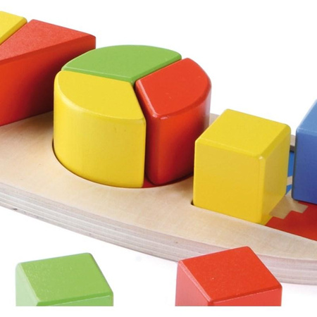 TOP BRIGHT - Dřevěná skládačka pro výuku tvarů