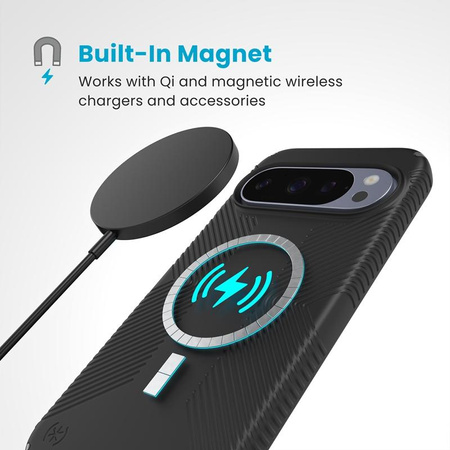 ETUI CZARNE DO GOOGLE PIXEL 10 PRO XL SPECK WYTRZYMAŁE ELEGANCKIE CASE