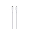 Câble souple PURO ICON - USB-C vers Lightning MFi 1,5 m (blanc)