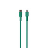 PURO ICON Soft Cable - kabel USB-C na Lightning s certifikací MFi 1,5 m (Jade)