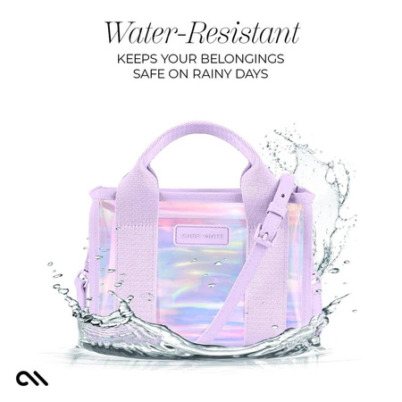 Case-Mate Micro Tote Bag - Waterproof Shoulder Bag (Soap Bubble)