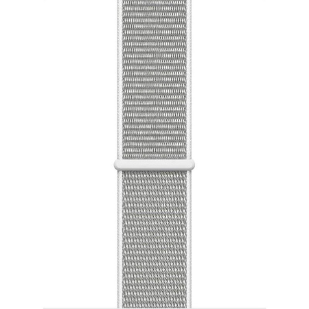 Crong Nylon - Sportovní řemínek pro Apple Watch 38/40/41/42 mm (Stříbrnošedý)
