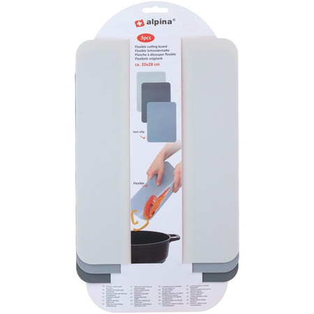 Plastic Cutting Board, Flexible Kitchen Mats, Alpina