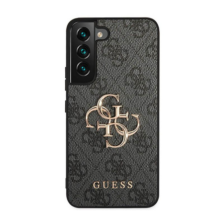 Guess 4G Big Metal Logo - pouzdro pro Samsung Galaxy S23 (šedé)