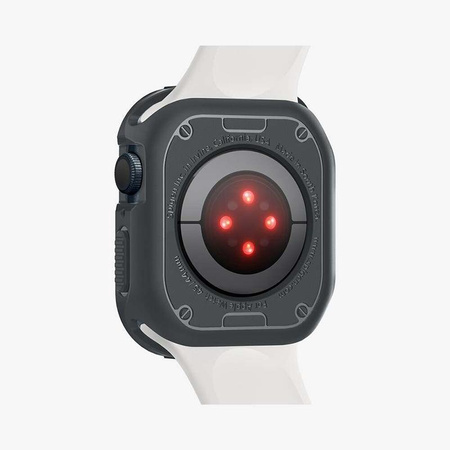 Spigen Rugged Armor - Gehäuse für Apple Watch 4/5/6/7/8/9/SE 44/45 mm (Dunkelgrau)