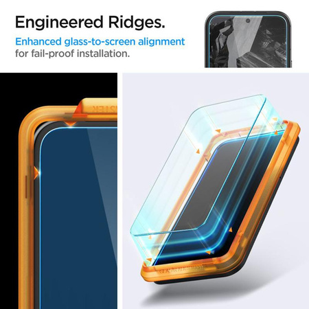 Spigen Alm Glas.TR 2-Pack - Tvrzené sklo pro Google Pixel 8A (2 kusy.) (Transparentní)