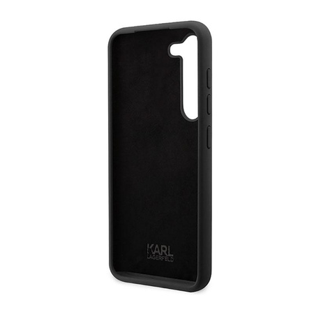 Karl Lagerfeld szilikon NFT Ikonik - Samsung Galaxy S23+ tok (fekete)