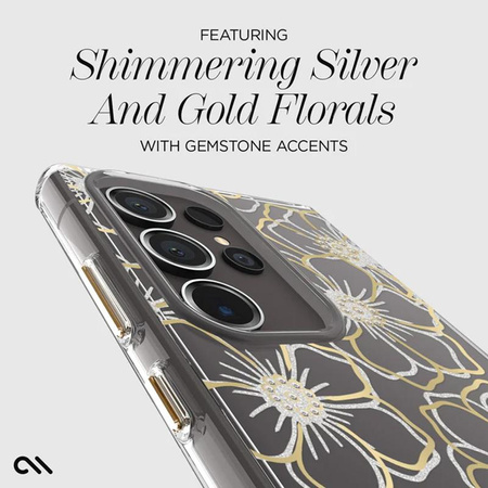 Case-Mate Floral Gems - Fall Samsung Galaxy S24 Ultra (Gold)