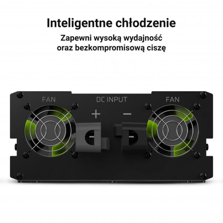 Green Cell - Przetwornica napięcia Inwerter Green Cell® 12V na 230V 2000W/4000W Czysta sinusoida