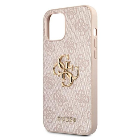 Guess 4G Big Metal Logo - iPhone 12 / iPhone 12 Pro Case (pink)