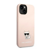 Karl Lagerfeld Choupette Body - iPhone 14 Plus Tasche (hellrosa)